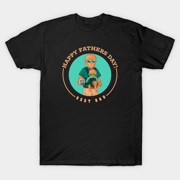 Best Dad-Father's day T-Shirt by BaronBoutiquesStore